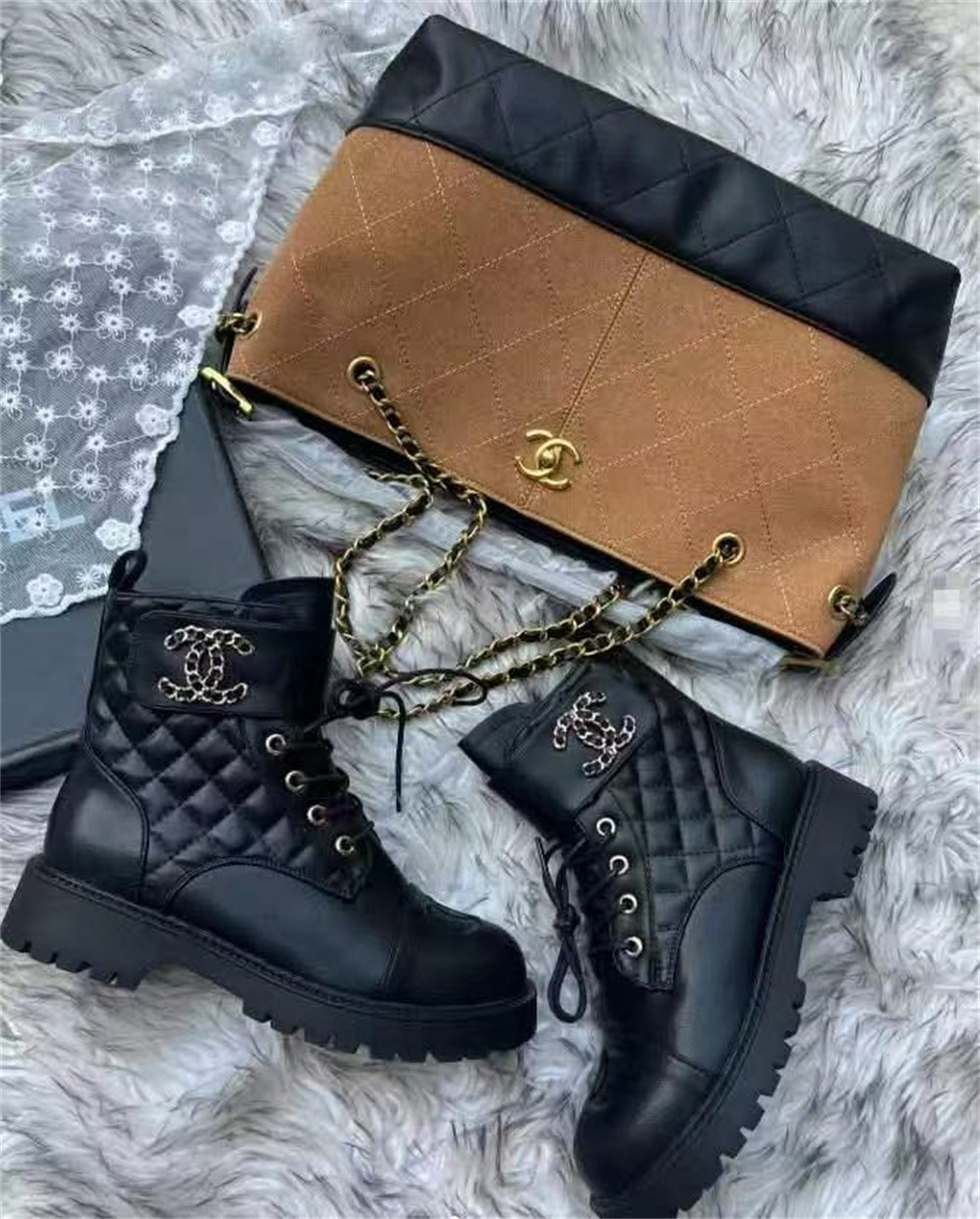 High quality boots & handbag set free shipping CHL #29425,NEW ARRIVALS - Image 1