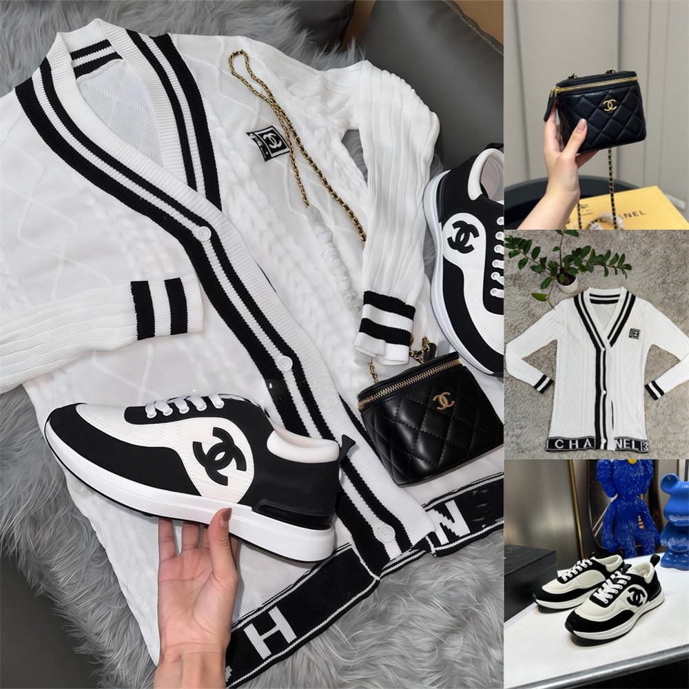 High quality sneaker & Cardigan & shoulder bag set free shipping CHL #29429 - Image 1