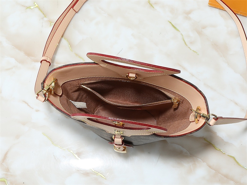 Top quality leather bucket bag size:36*48*21.5cm LOV #29456 - Image 3