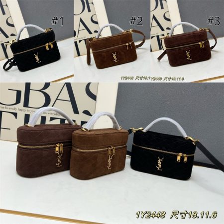 Top quality suede makeup bag size:18*11.5*6.5cm LSY #29464