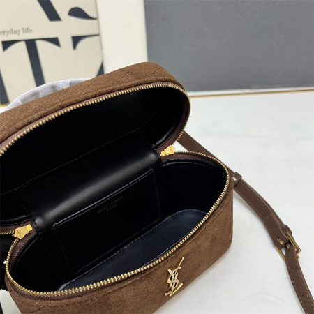 Top quality suede makeup bag size:18*11.5*6.5cm LSY #29464 - Image 3