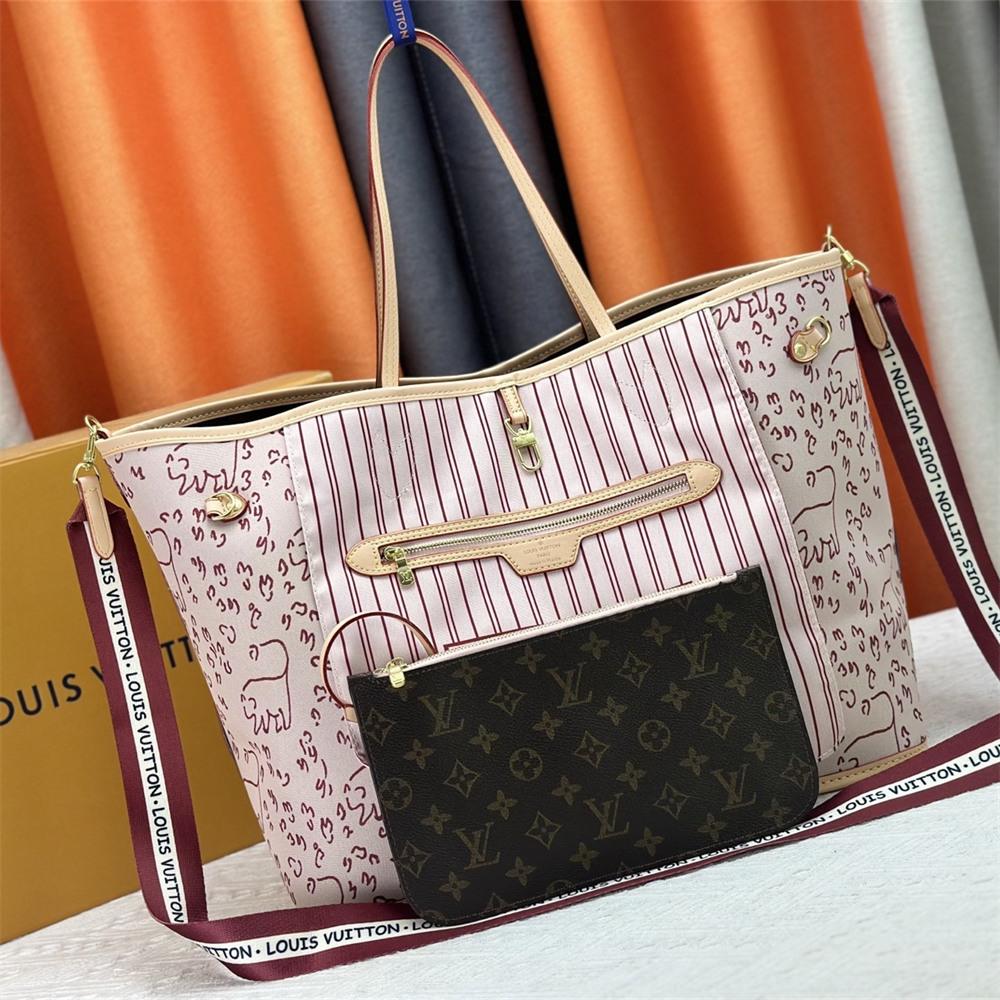 Top quality leather neverful Tote bag size:40*33*20cm LOV #29462 - Image 1