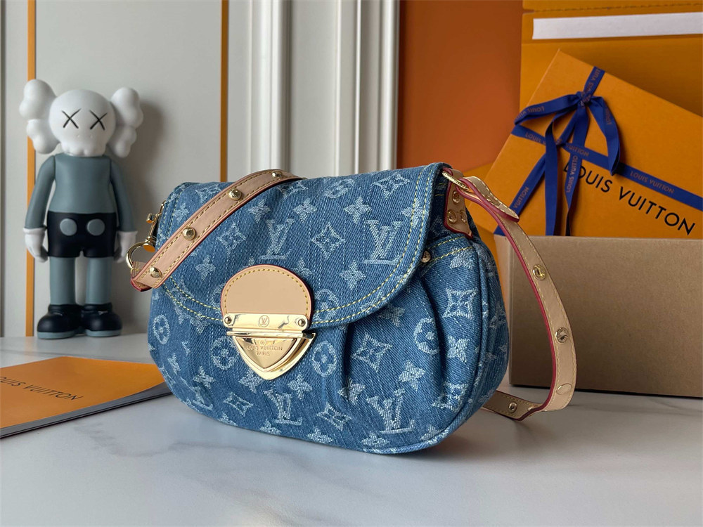 Top quality denim shoulder bag size:27*18*3cm LOV #29673 - Image 4