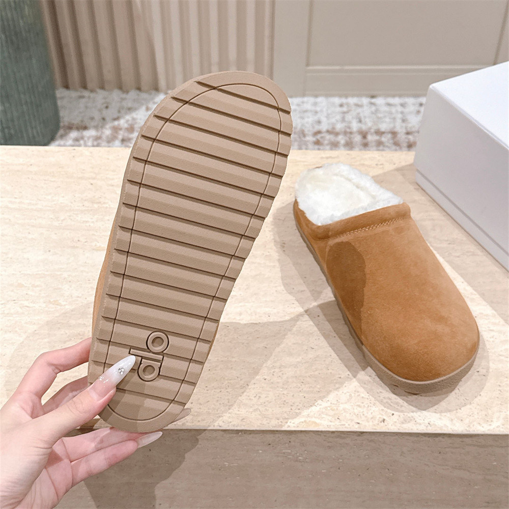 High quality fuzzy slipper size:5-9 with box ALO #29905,Top Quality Shoes - Image 3