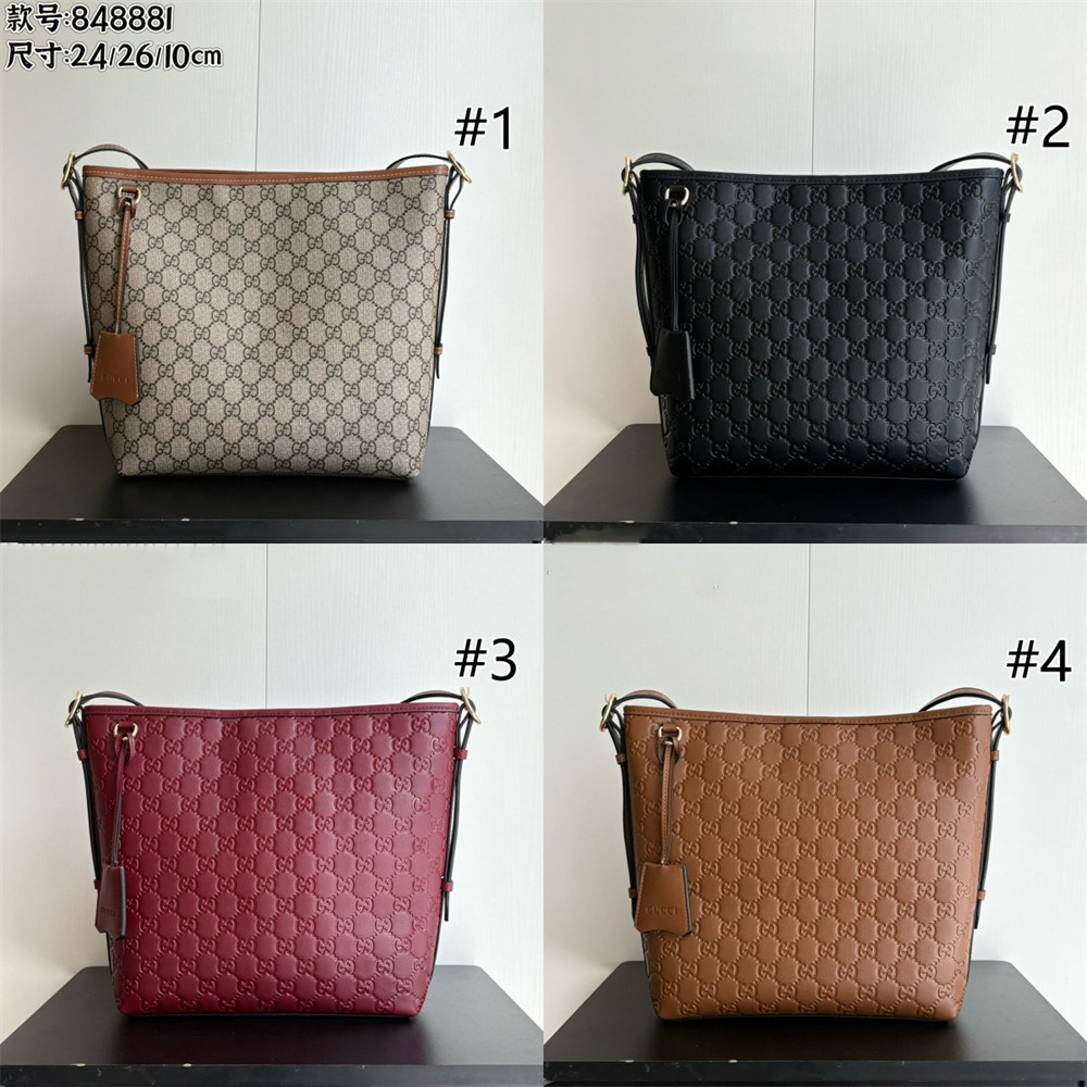 Top quality leather bucket bag size:24*16*10cm GUI #29936 - Image 1