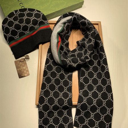 Wholesale Fashionable scarf & hat set GUI #A0312 - Image 3
