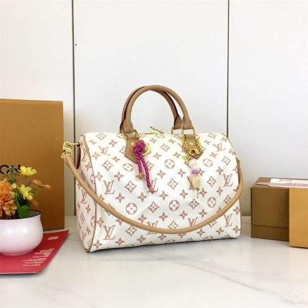Top quality leather handbag speedy size:30*21*17cm LOV #29946