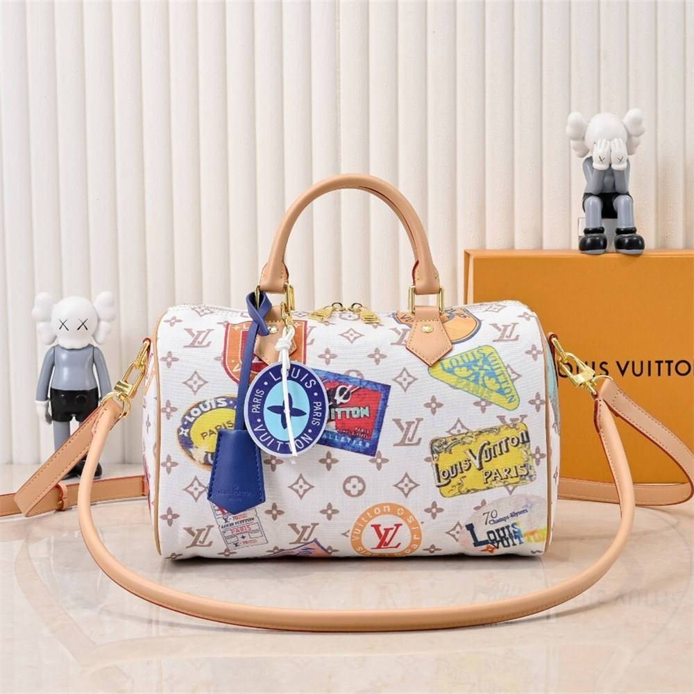 Top quality leather handbag speedy size:30*21*17cm LOV #29947 - Image 1
