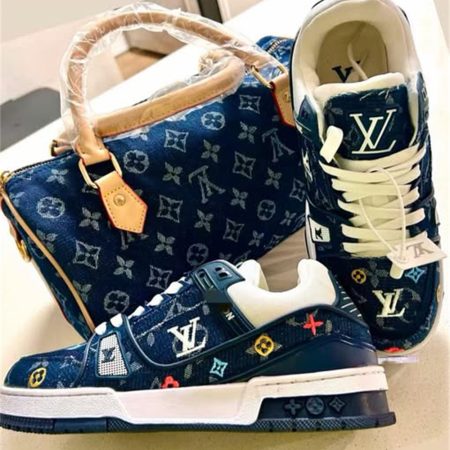 1 set fashion sneaker & handbag free shipping LOV #29950,NEW ARRIVALS