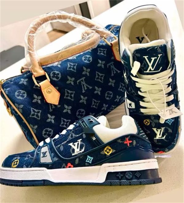 1 set fashion sneaker & handbag free shipping LOV #29950,NEW ARRIVALS
