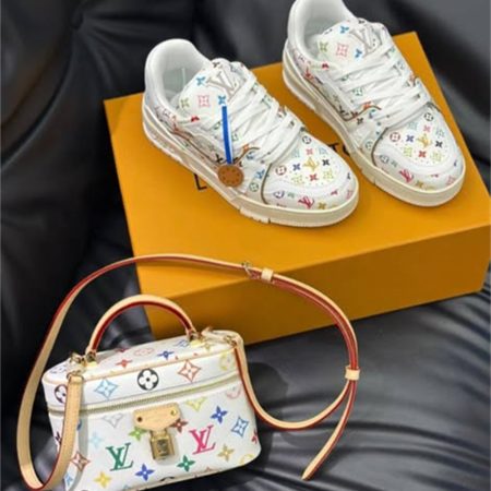High quality sneaker & makeup bag free shipping LOV #29955