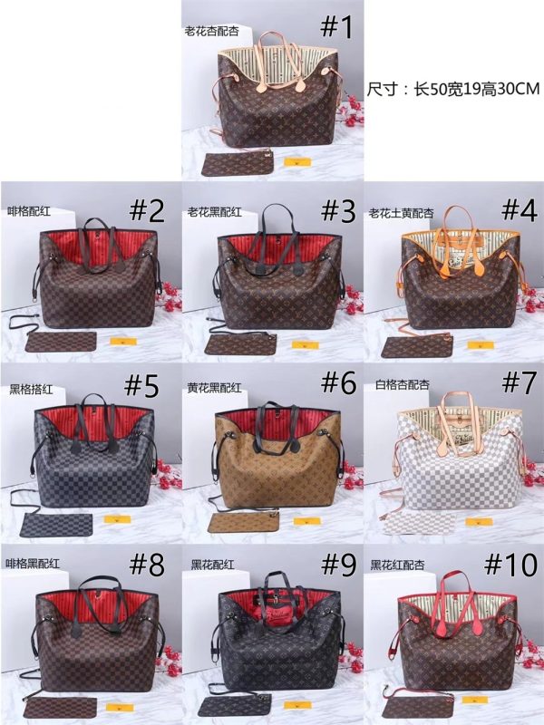 Wholesale fashion neverful Tote bag size:50*19*30cm LOV #29968
