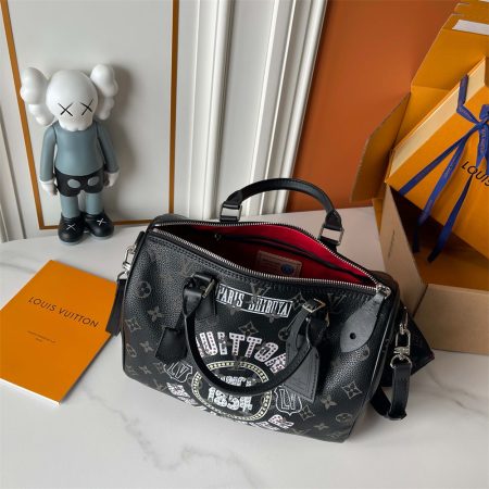 Top quality leather handbag speedy size:30*21*17cm LOV #29991 - Image 3