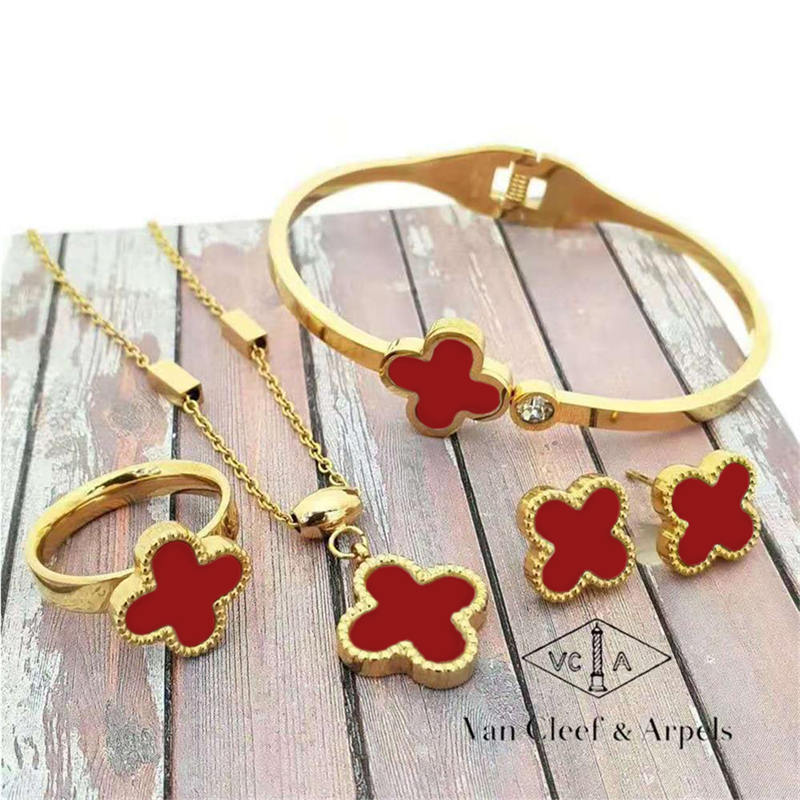 Wholesale Bracelet & Necklace & Earring and Ring set VAC #A0549 - Image 2