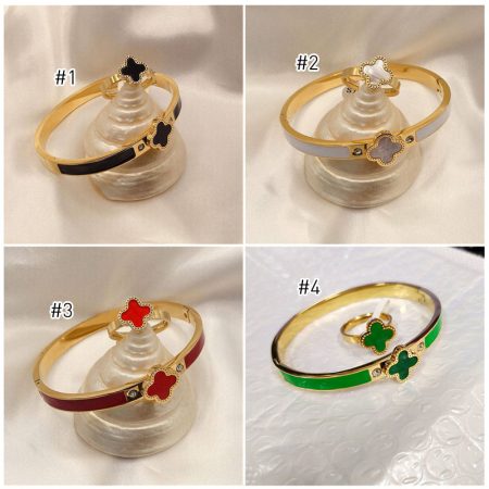 Wholesale Bracelet & Necklace & Earring and Ring set VAC #A0549