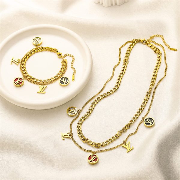 Wholesale Fashion Necklace and Bracelet Set LOV ZY #A1838