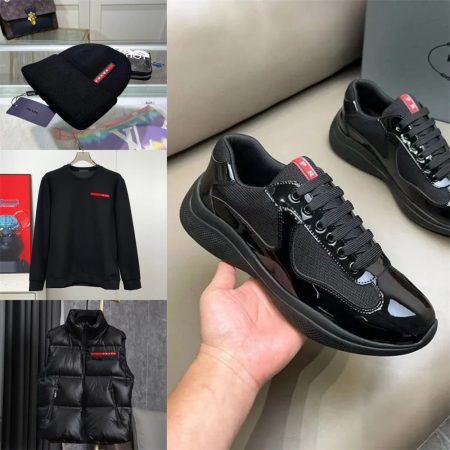 1 set casual sneaker & vest & T-shirt & hat free shipping PRA #30049