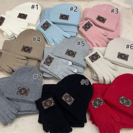 Wholesale knitted scarf & hat & gloves set CHL #30064,Accessories