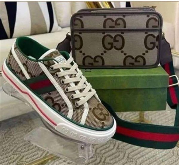 1 set fashion sneaker & camera bag free shipping GUI #30088