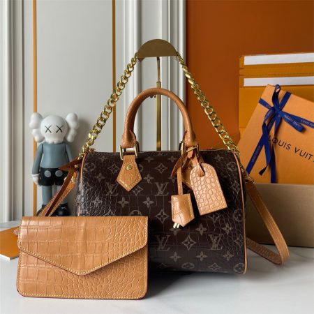 Top quality leather handbag speedy size:25*15cm LOV #30094