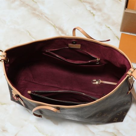 Top quality leather shoulder bag size:39*30*15cm LOV #30095 - Image 3