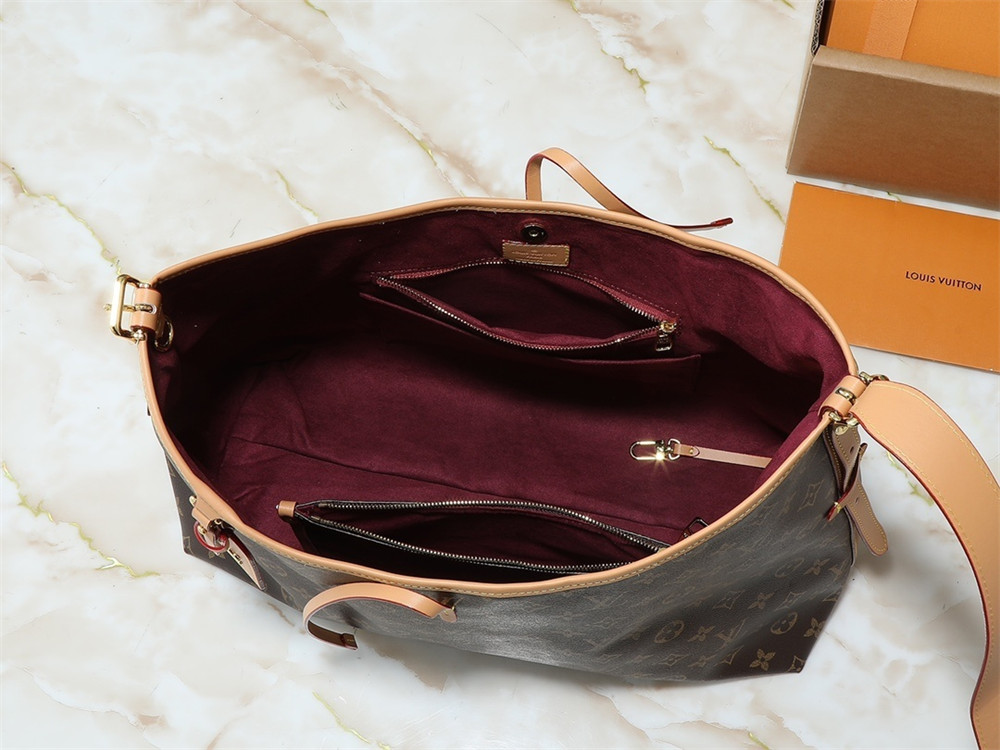 Top quality leather shoulder bag size:39*30*15cm LOV #30095 - Image 3