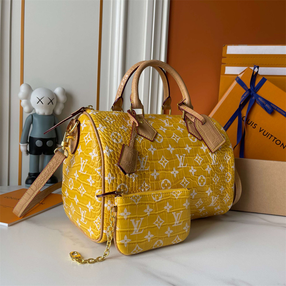 Top qulaity leather handbag speedy size:25cm/30cm LOV #30112 - Image 2