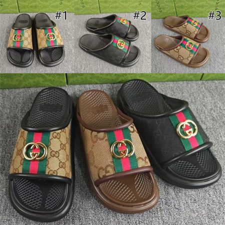 High quality slipper size:5-11 with box GUI #30141