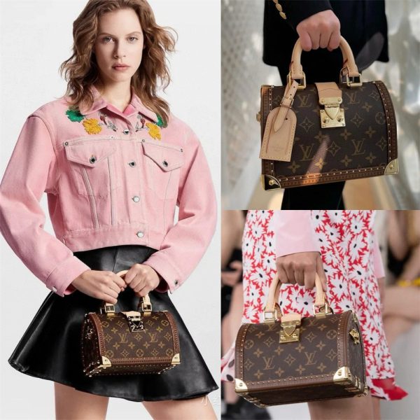 Top qulaity leather Tote bag size:21*15*13cm LOV #30154
