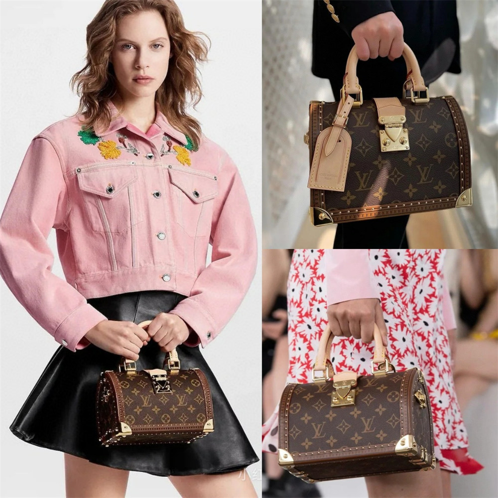 Top qulaity leather Tote bag size:21*15*13cm LOV #30154 - Image 1