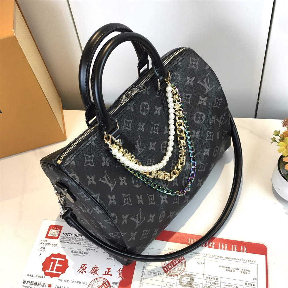 Top qulaity leather handbag speedy size:16cm/30cm LOV #30165 - Image 2