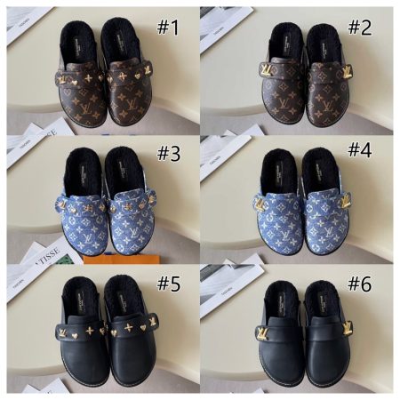 1 pair couple fuzzy slipper size:5-11 with box LOV #30188