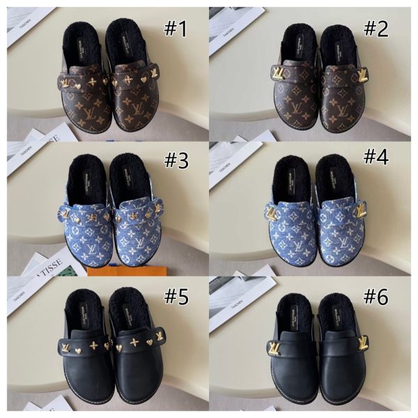 1 pair couple fuzzy slipper size:5-11 with box LOV #30188