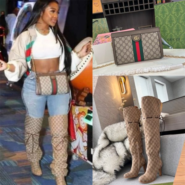 High quality boots &shoulder bag free shipping GUI #30191