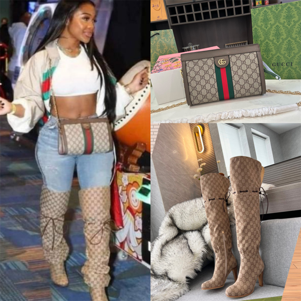 High quality boots &shoulder bag free shipping GUI #30191 - Image 1