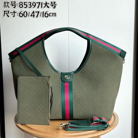 Top quality leather Tote bag size:60*47*16cm GUI #30200 - Image 2