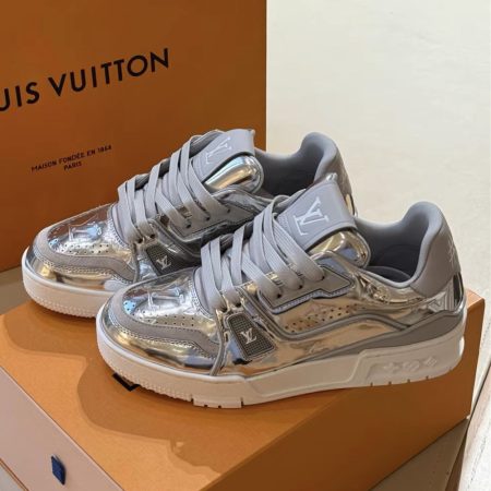 High quality couple sneaker size:5-12 with box free shipping LOV #30214