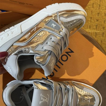 High quality couple sneaker size:5-12 with box free shipping LOV #30214 - Image 3