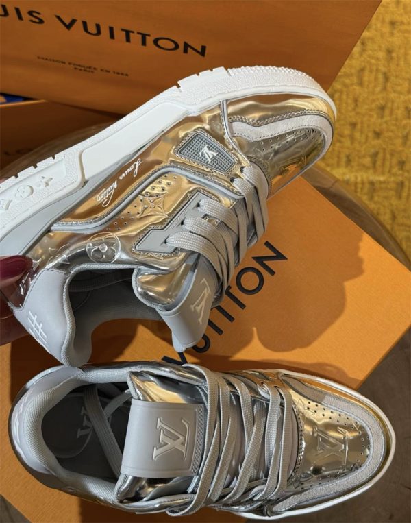 High quality couple sneaker size:5-12 with box free shipping LOV #30214