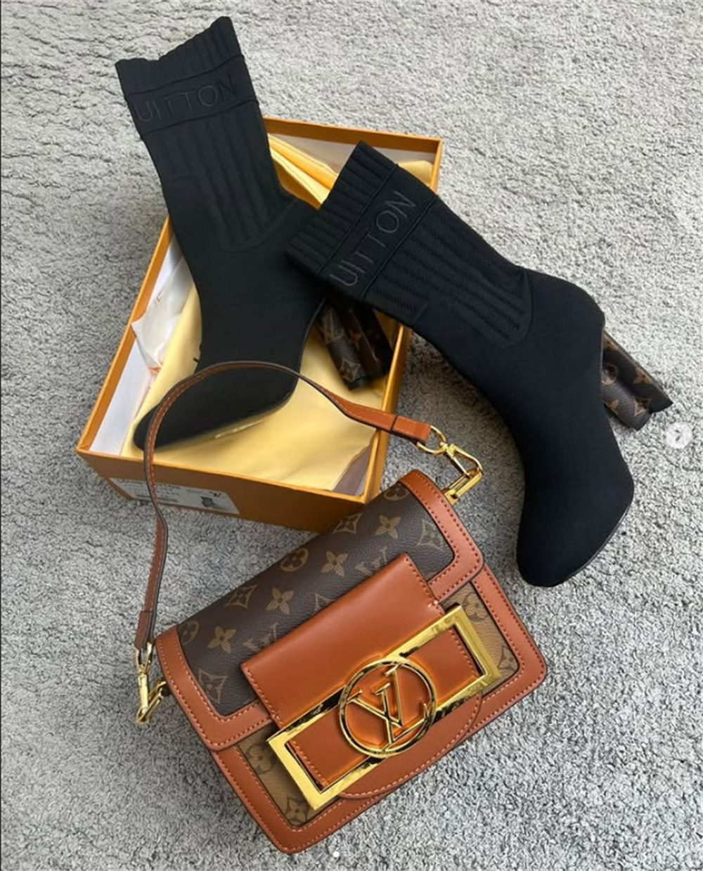 High quality boots & shoulder bag free shipping LOV #30220 - Image 1