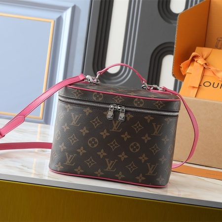 Top quality leather makeup bag size:24*18*14.5cm LOV #30223 - Image 2