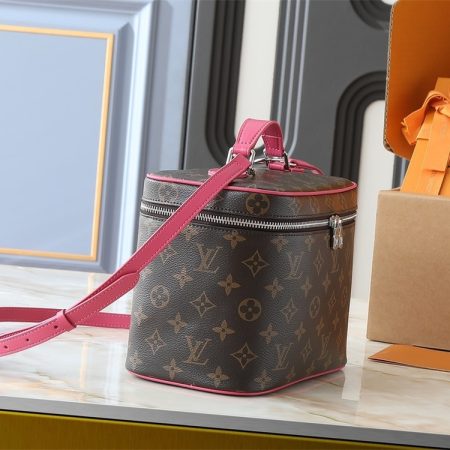 Top quality leather makeup bag size:24*18*14.5cm LOV #30223 - Image 4
