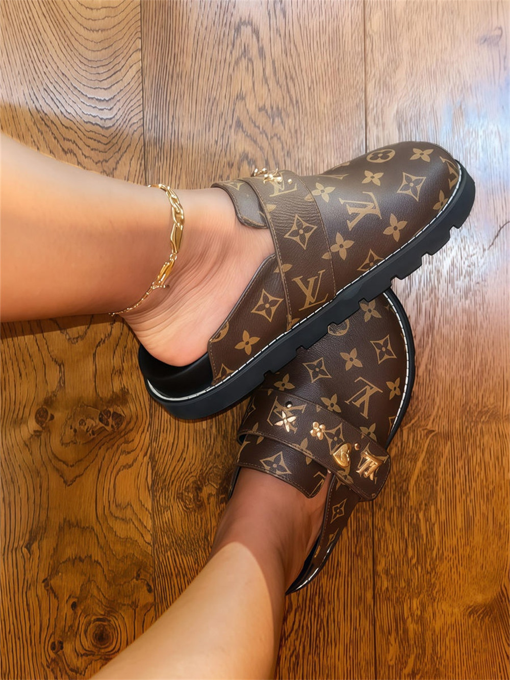 High quality couple slipper size:5-11 with box free shipping LOV #30263 - Image 1