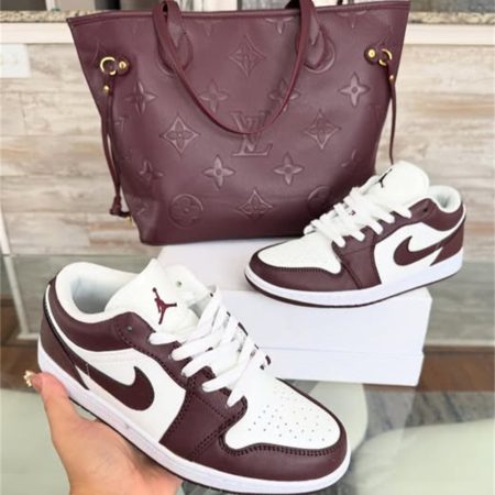 1 set sport shoes & Tote bag free shipping LOV #30288