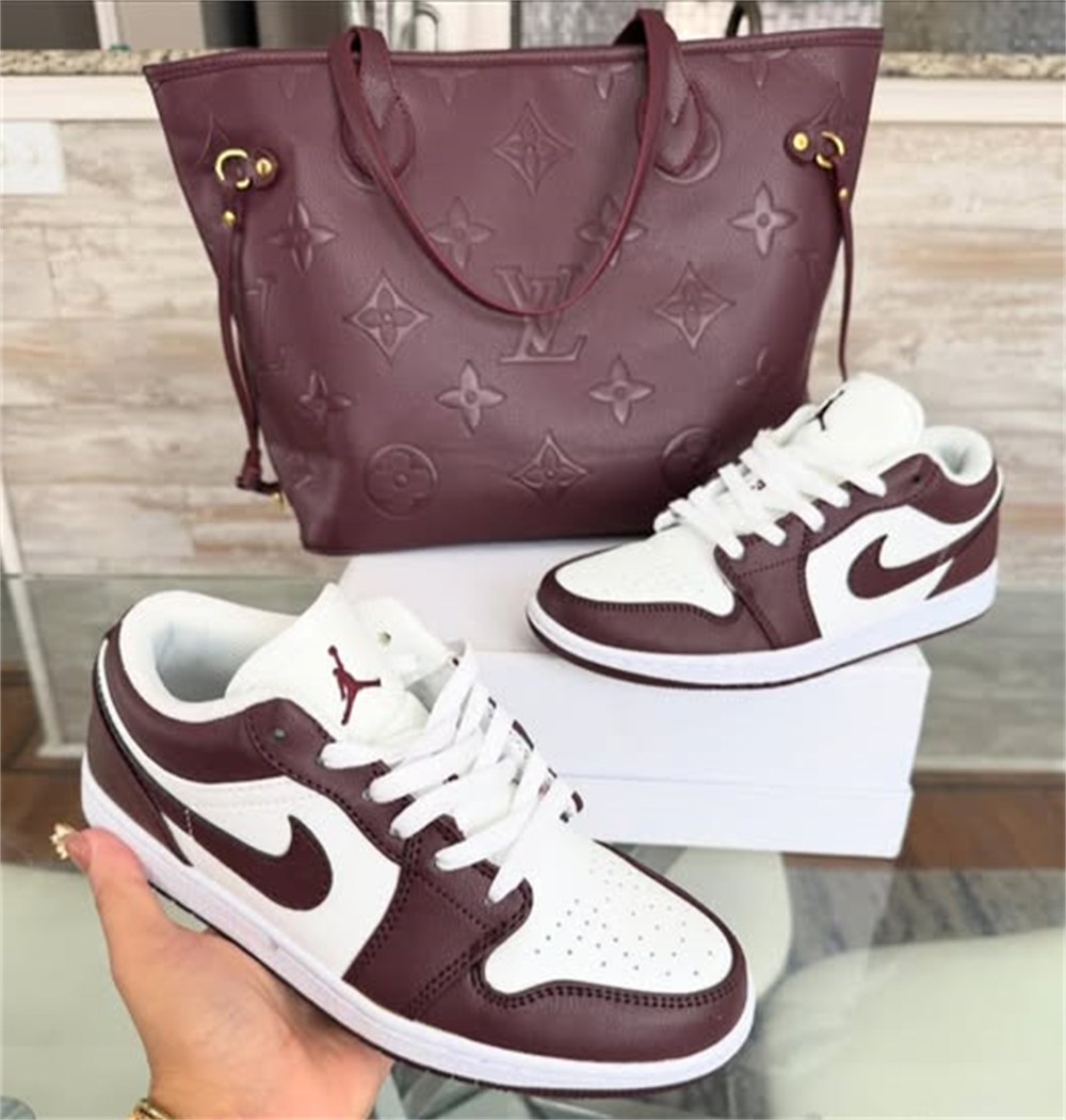 1 set sport shoes & Tote bag free shipping LOV #30288 - Image 1