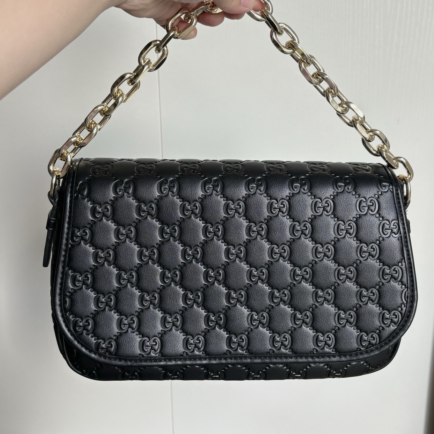 Top quality leather shoulder bag size:28*17*9cm GUI #30315 - Image 2