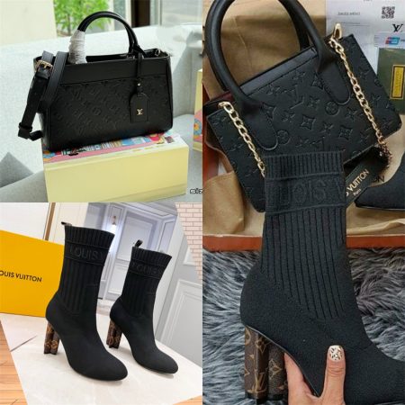 High quality boots & Tote bag free shipping LOV #30341