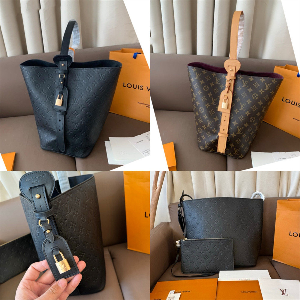 High quality leather bucket bag size:26*29cm LOV #30346 - Image 1