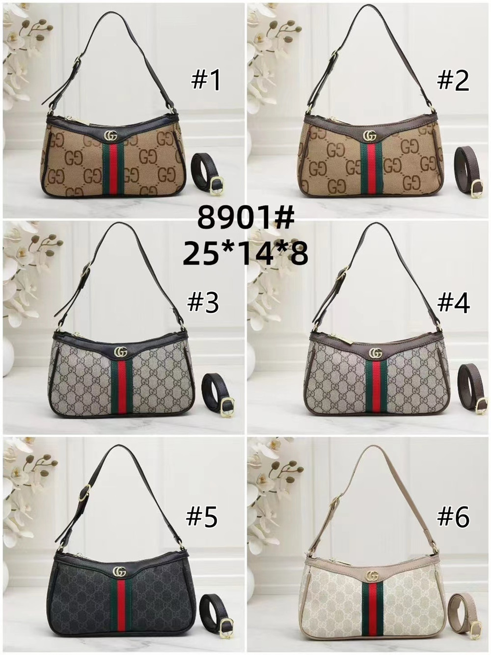 Wholesale shoulder bag size:25*14*8cm GUI #30380 - Image 1