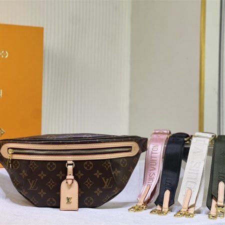 Top quality leather waist bag size:37*14*13cm LOV #30400